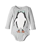 [ステラマッカートニー] Stella McCartney Kids ボーイズ Binky Penguin Print Body (Infant) ワンピース Grey 9 Month [並行輸入品]