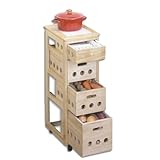 桐製タイル付万能ストッカー