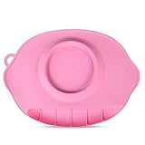 チャミ 自分で食べる練習に 安全なシリコン製 ベビー食事マット本体 送料込み ピンク