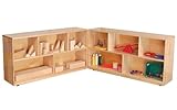 Wood Designs Kids Play Toy Book合板オーガナイザーwd13720折りたたみストレージ、36 " H、メープル