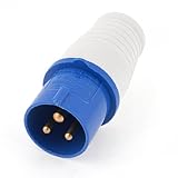 2P + E 2極3ピン?プラスチックハウジング産業プラグZZ-013
