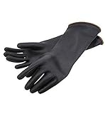 サンドブラスト 工業用 手袋 ゴム手袋 化学手袋 ブラスト処理 作業 グローブ 60cm