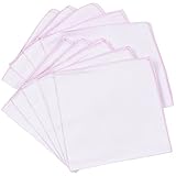 Fluffy（フラフィ） マルチ無地ハンカチ ラベンダー ガーゼ 10枚セット 日本製 綿100％ 無地 38×38cm