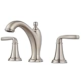 Pfister LG49-MG0K Northcott 8" Widespread Bathroom Faucet, Brushed Nickel, 2 Handle [並行輸入品]