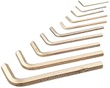Ampco Safety Tools M-42 Kit with Hex Key, Non-Sparking, Non-Magnetic, Corrosion Resistant, SAE by Am