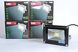 TOPWOOD製　LED投光器10w　4灯セット　作業灯照明器具　6000ケルビン昼白色