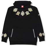 BABYDOLL（ベビードール） 親子ペア オルテガ柄パーカー L ブラック