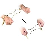【手品 マジック】手錠からの脱出 近景舞台マジック道具 手品道具 (銀)