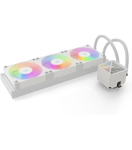 Amazon.co.jp: Valkyrie V360 Lite 360mm AIO CPU液体クーラー – 3