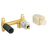 Grohe 23 254 Allure Brilliantシングルレバーバルブfor 2穴壁インストール、 23254000 1