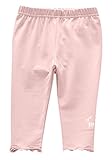 Plus Nao(プラスナオ) 子供用 ロングパンツ レギンス ズボン ボトムス ウエストゴム ストレッチ 女の子 女児 キッズ kids 子ども 110-150 150 ピンク