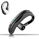 Bluetooth ヘッドセット片耳 ワイヤレス イヤホン Bluetooth 耳掛け式 ブルートゥース 左右耳兼用 V5.4 マイク内蔵 Iphone Android Windows PC スマートフォンに対応 ミニ 軽量 通勤 通学 車用（グレー）
