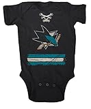 San Jose Sharks幼児/ベビーBeelerブラッククリーパーOnesie
