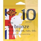ROTOSOUND ロトサウンド アコースティックギター弦 80/20 Bronze/Extra Light (.010-.050) TB10