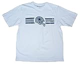 ダラスカウボーイズ大人用サイズLarge Short Sleeve DISTRESSEDヘルメットロゴシャツ