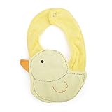 GOGO Unisex Holiday Teething Bib, One Size, Party Bib, Snap Closure, One Pcs-Duck