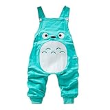 【SEBLES】ベビー服 ユニセックス オーバーオール アニマル 新生児 0歳 1歳 2歳 無地 コットン 綿 ズボン 春 秋 ユニセックス 男の子 女の子(タイプA,80cm)