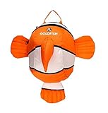 3Dユニークなキッズリュックアンチ失われたベビーバッグファッションリュック[魚]