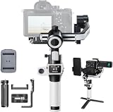 MOZA AirCross S, 3軸手持ちジンバルスタビライザー（ミラーレス/アクションカメラ/スマートフォン用、最大1.8kg/4lbペイロード、高度な撮影モード搭載）