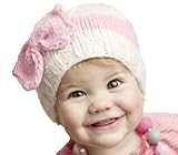 ブルーベリーヒル THE BLUEBERRY HILL ベビー 帽子 ニット帽 赤ちゃん ニット 帽子 リボン サブリナボウ クリームピンク