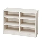 アイリスオーヤマ ラック スペースフィット 幅80×奥行29×高さ60cm オフホワイト S-SFR6080