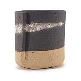 信楽焼 植木鉢 黒泥合せ丸ミニ　2号鉢 鉢幅5cm×高さ6cm 盆栽鉢 陶器鉢 盆栽妙