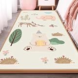 プレイマット 厚手 100×200×2cm ベビーマット 子供用 赤ちゃん ベビー キッズ 幼児 軽量 防音 防汚 防水 滑り止め おしゃれ 可愛い 遊べる ベビープレイマット 弾力性 転倒防止 出産祝いクロールマット クッションマット ロールマット