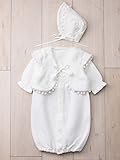 Think-B（シンク・ビー） ベビー 日本製 ニット キルト 帽子 ボレロ付き ドレスオール セット ベビー服 赤ちゃん セレモニードレス お宮参り 50-70㎝ オフシロ