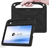 Doo対応 LAVIE Tab T10 T1055/KAS 10.1インチ用 ケース (2025) LAVIE Tab T10 TAB10/F03用ケース Lavie tab 10FHD4用カバー 耐衝撃 子供用 軽量 EVAエコ素材 衝撃吸収 スタンド 機能 ハンドル付き 傷つけ防止 全面保護 片手持ち（ブラック）