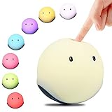 EMIE ElfyタッチセンサーナイトライトノベルティBaymaxタップライト、Perfect Romantic Atmosphere装飾ランプ、ムードライト装飾照明 Without App
