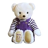 【プティルウ】長寿 オーバーオールベア 20cm 3S サイズ (喜寿 ノーマル)