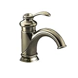 Wovier Brushed Nickel Bathroom Sink Faucet,Single Handle Single Hole Vessel Lavatory Faucet,basin Mi