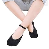 ＮiBao 児童用純綿靴下 レース ラッフルトリム アンクルストッキング / フリル ショート ストッキング5足 超短ステルスソックセット 女の子 床靴下 春夏新型 (M3-5歳)