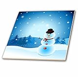 3drose Sven Herkenrathクリスマス雪だるま – In the Christmas Nature – タイル 12-Inch-Ceramic ct_236738_4