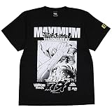 [ハードコアチョコレート] グラップラー刃牙・最大トーナメント (東京ドーム地下闘技場ブラック)(SS:TEE)(T-1746AP-BK) Tシャツ 半袖 カットソー アニメ 漫画 マンガ 板垣恵介 L ブラック