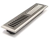Accord apfrsnl410プラスチック床Register withルーバーデザイン 2" x 12" na 1