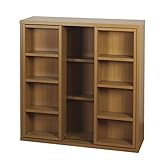 白井産業 【SHIRAI】 スライド棚 本棚 コミック文庫収納 フリーラック  ZPJ-9090SLNA