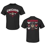 Chicago BlackhawksブラックVintage Jersey History Tシャツ ブラック
