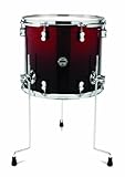 Pacific Drums PDCM1618TTRB 16 x 18 Inches Floor Tom with Chrome Hardware - Red to Black Fade [並行輸入品]