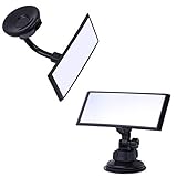 Bartram ベビーミラー 赤ちゃんミラー インサイトミラー 鏡 メイクアップミラー 吸盤式 後部座席ベビーシート監視 60度角度・方向調節可能 車用 車内 子供の様子が確認