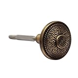 Adonai Hardware Kabmiel Brass Door Knob (Antique Brass)