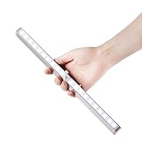 SolLedモーションセンサークローゼットライト、20 LEDワイヤレススティックオンキャビネット夜ライト磁気ストリップ付き(電池式)
