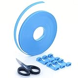 U-TIMES 8000mm Releasable & Reusable Fast Bundle Nylon Cable Tie / Luggage Tie Strap Set With 6 Pcs 