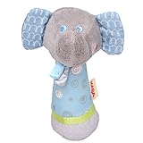 2016赤ちゃんRattleおもちゃ動物ハンドベルPlush Baby Toy with BBサウンドおもちゃNewbronギフトクリスマスGray Elephant Plush人形