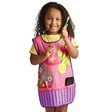 ステファンジョセフ　女の子用ピンクxパープルバタフライ工作用エプロン,ちょうちょ,お絵かき,Stephen Joseph,蝶[並行輸入品]
