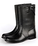GRB ww2?WWII Germanメンズ11インチHistoric戦車タンクBootレザーブラックジャンプWork Boots for Military Militaria Officer Uniform ブラック GRB ww2?WWII Germanメンズ11インチHistoric戦車タンクBootレザーブラックジャンプWork Boots for Military Militaria Officer Uniform ブラック