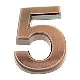 Baosity 便利　アドレス　番号札　数字　札　ルーム　プレート　ホーム　オフィス　住所番号　0-9選べる　ホテルの標識 - 色5