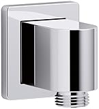 KOHLER K-98351-CP Awaken Wall-Mount Supply Elbow with Check Valve, Polished Chrome [並行輸入品]