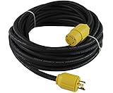 Conntek RUL630PR-025 25-Feet 10/3 30-Amp 250-volt L6-30 Anti-Weather, Oils, Acids and Chemicals Rubb