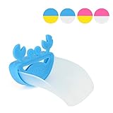 LQZ(TM) 可愛い　ウォーターガイド　手洗い補助パーツ　子ども用 便利グッズ 蛇口に手が届かないお子様に ブルーカニ+透明なシュート
